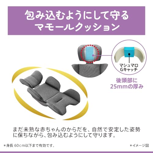 Aprica(アップリカ) チャイルドシート ISOFIX固定 クルリラプライト 新生児~4歳頃まで 回転式 R129適合 (ナイトネイビー) 2186880の特徴・詳細 画像