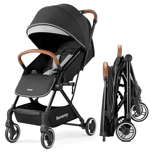 besrey ベビーカー コンパクト b型ベビーカー 新生児 持ち運び 軽量ベビーカー 折畳可能 自立式ベビーカー お祝い 赤ちゃん ギフト 旅行 1