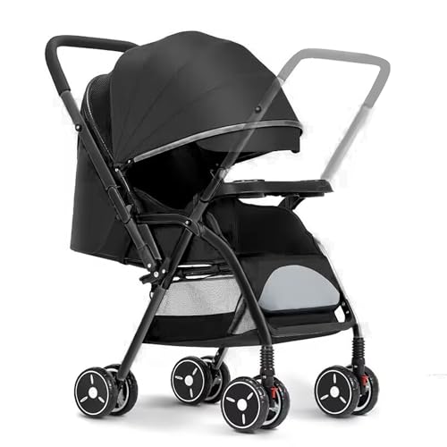 ZOOBLY ベビーカー 両対面 折りたたみ コンパクト 軽量 新生児~3歳 リクライニング 日除け 覗き窓 安全規格認証の外観・全体像 画像