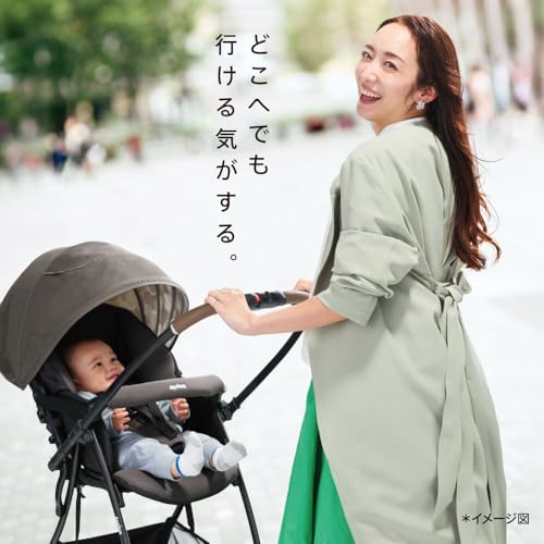 Aprica(アップリカ) A型ベビーカー ラクーナエアープラス 1か月～36か月まで 軽量 両対面 オート4輪 (グレー) 【2024年モデル】の詳細・まとめ 画像