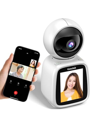 見守りカメラ 双方向ビデオ通話 高齢者 赤ちゃん見守り スマホ遠隔操作: 動体検知 自動追尾 屋内用 Wi-Fiカメラ PSE取得 技適認証済み 1