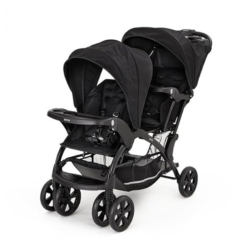 KATOJI ベビーカー 二人でゴーDX レインカバー付 (オニキスブラック) 1