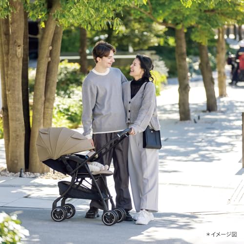 Aprica(アップリカ) A型ベビーカー ラクーナクッション AH 1か月から36か月まで 軽量 両対面 オート4輪 (ベージュ) 【2025年モデル】 2217030【最大30日間お試し対象】の特徴・詳細 画像