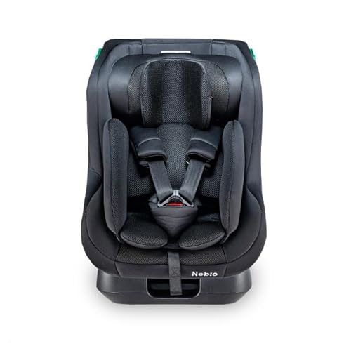 【2025年12月販売モデル】Nebio ネビオ チャイルドシート 最新のR129/04安全基準適合 新生児から4歳頃まで使えるコンパクト ほぼ全ての車に適合する高い汎用性 ベビーシート シートベルト固定 省スペース ネムピットG 1