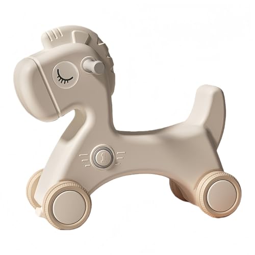 ZHZ木馬 乗り物 子供 乗用玩具 乗り物おもちゃ 1台3役 持ち運び簡単 多機能 誕生日 贈り物 ホリデーギフト 1-5歳子ども 男女兼用 (滑走車です,茶色い袋(牛革の紙袋)です。) 1