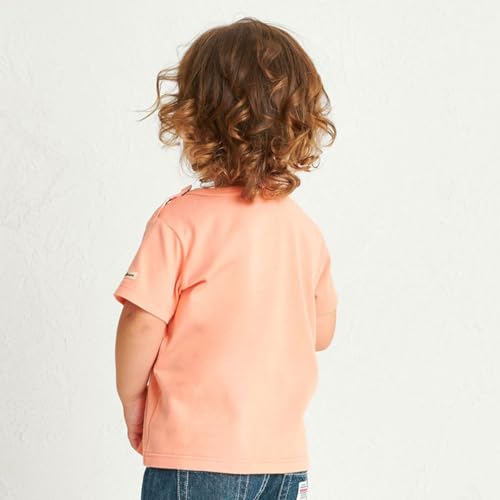[ミキハウス ホットビスケッツ] 半袖 Ｔシャツ 男の子 女の子 ベビー キッズ 天竺 70-5210-683 オレンジ 90cmの特徴・詳細 画像