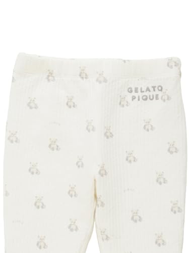 [ジェラート ピケ] BABYぬいぐるみ柄レギンスパンツ PBCP259082 ユニセックスベビー OWHT 80の特徴・詳細 画像