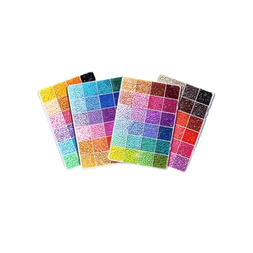 [Bebemax]【知育玩具】ビーズ材料セット 立体融合で創造力を刺激 子供の認知能力向上に適な手作りクラフトキット ギフトにも 24色 1