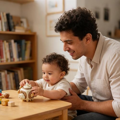 キューブおもちゃ キューブトイ - 六面知育ボックス | うさぎデザインの知育キューブ - 子供・未就学児・小学生・幼児・家族遊び・旅行・トラベル・フロア・床・幼稚園向けの詳細・まとめ 画像