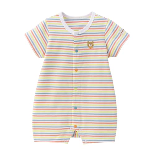 [MIKIHOUSE HOT BISCUITS] [ミキハウス ホットビスケッツ] ショートオール 男の子 女の子 ベビー 子供服 マルチカラー 80cm 70-1301-143 1