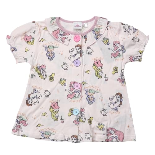 [ディズニー] プリンセス パジャマセット 半袖+8分丈パンツ 95の詳細・まとめ 画像