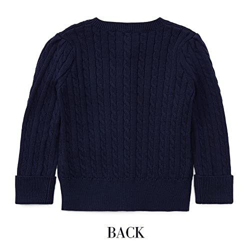 ポロ ラルフローレン ベビー服 カーディガン Polo Ralph Lauren ラルフ ベビー ニット セーター 赤ちゃん 男の子 女の子 赤ちゃん かわいい おしゃれ 誕生日プレゼント プレゼント ブランド 人気 孫 出産祝い ギフト 贈り物 お祝い (HUNTER NAVY(ネイビー), 9M(9ヶ月～12ヶ月))の特徴・詳細 画像