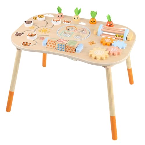 1〜3歳 女の子 向け 知育 木製 アクティビ ティテ ーブルトイ | 早期学習 色のマ ッチング と 色合わせ マッチングゲーム 知育 子供向け用 に | アクティビティテーブル 教育 おもちゃ 遊び 勉強 として,男の子 未就学児 幼児 お孫さん 祖父母 おじいちゃん おばあちゃん お子様 への お誕生日 プレゼント や こどもの日 ギフト に 1