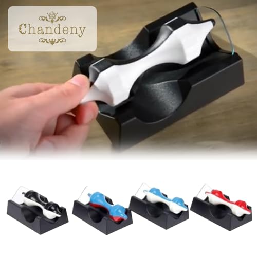 シャンディニー ジャイロスコープ おもちゃ 磁力 回転トイ インテリア 雑貨 大人向け 気分転換 ブルー×ホワイトの詳細・まとめ 画像