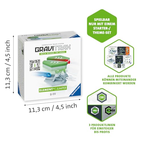 Ravensburger（ラベンスバーガー） マーブルラン（スロープトイ） GraviTrax (グラヴィトラックス) 追加パーツ ジャンパー 22421 0 対象年齢 8歳~ 【おもちゃ 知育玩具 プレゼント（誕生日/クリスマス）】の特徴・詳細 画像
