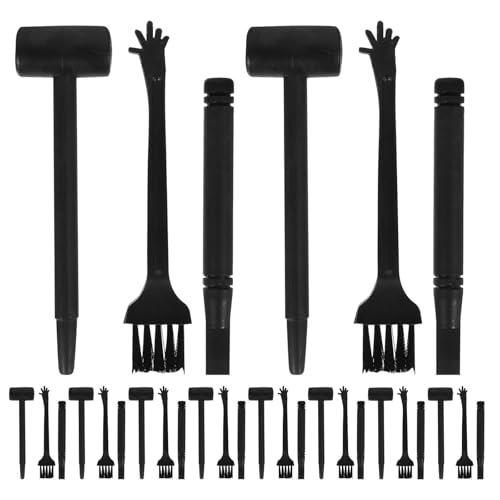 ERINGOGO 子供用考古学発掘ツール20セット - 恐竜発掘キット 掘削ハンマー、ノミ、ブラシ - 考古学科学キット STEM科学学習ツール 1