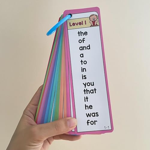Phonics Flash Cards- Sight Word Cards, Reading Practice, Interactive Learning Kit, Multi Scenario Teaching Resource | Early Childhood Learning CardsFor Toddlers Kids Beginners, Literacy Skills Develの特徴・詳細 画像