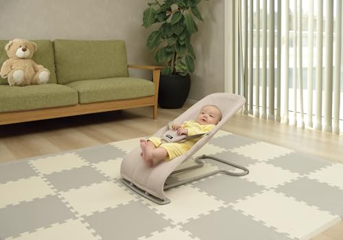 リッチェル(Richell) バウンシングシートN ローズベージュ 対象月齢：1カ月～24カ月頃 折り畳み可能の特徴・詳細 画像