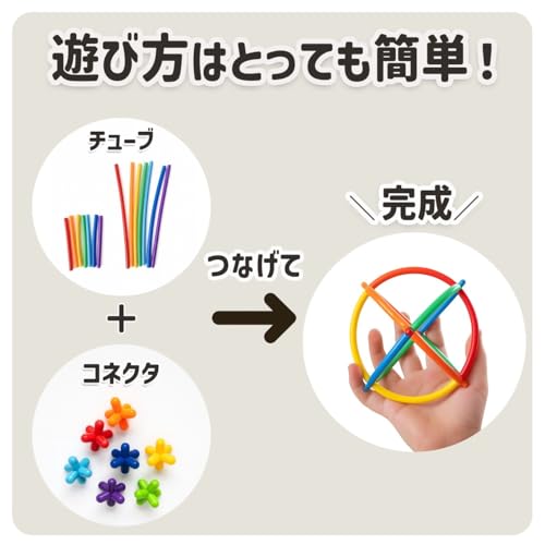 トイオブザイヤー2025受賞 ロンビー (Lon-Bi) 自分でつくる屋内遊具 (7色 / 560ピース) おもちゃ 知育玩具 室内遊び (4歳～ / 小学生/女の子 男の子) ギフト プレゼント LOTUS LIFEの特徴・詳細 画像
