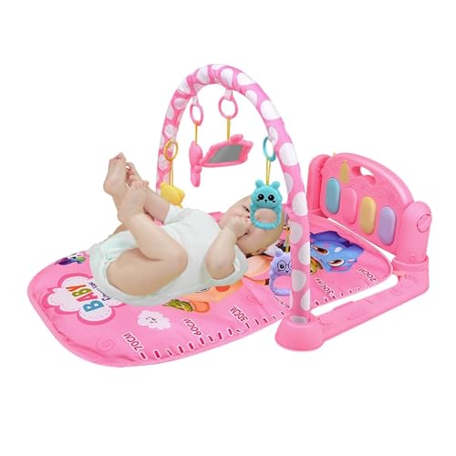 キッズミュージカルフロアプレイマット - ミュージカルライトラーニングジム、早期教育プレイマット、インタラクティブ保育プレイシステム、調整可能な幼児発達玩具 | キッズミュージカルフロアプレイマット寝室、保育園、プレイルーム、ホーム用の外観・全体像 画像
