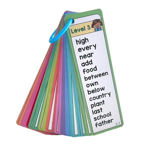 Phonics Flash Cards- Sight Word Cards, Reading Practice, Interactive Learning Kit, Multi Scenario Teaching Resource | Early Childhood Learning CardsFor Toddlers Kids Beginners, Literacy Skills Devel 1