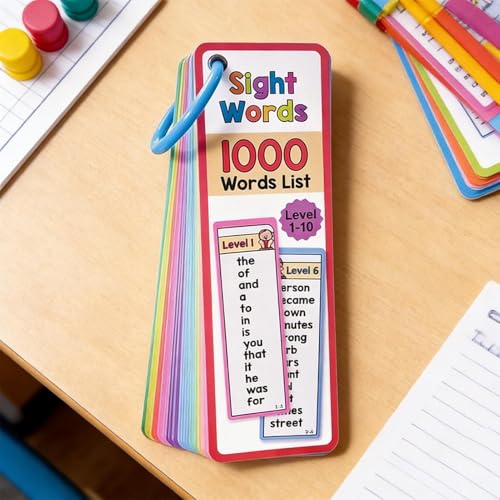 Phonics Flash Cards- Sight Word Cards, Reading Practice, Interactive Learning Kit, Multi Scenario Teaching Resource | Early Childhood Learning CardsFor Toddlers Kids Beginners, Literacy Skills Develの特徴・詳細 画像