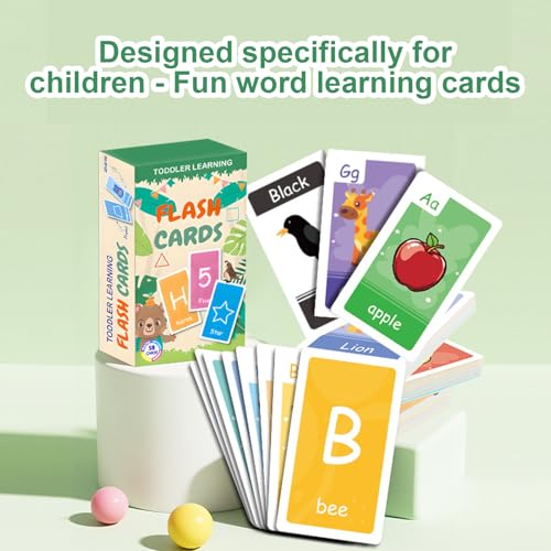 フォニックス フラッシュ カード、幼児用アルファベット フラッシュ カード、幼児向け教育アルファベット フォニックス ゲーム メモリーカーッド、面白いフォニクッス アルファベト学習メモリーカーッド フリップ ブックの特徴・詳細 画像