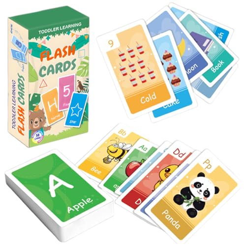フォニックス フラッシュ カード、幼児用アルファベット フラッシュ カード、幼児向け教育アルファベット フォニックス ゲーム メモリーカーッド、面白いフォニクッス アルファベト学習メモリーカーッド フリップ ブック 1