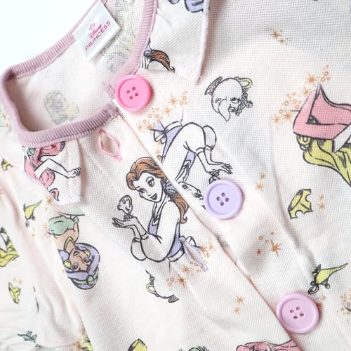 [ディズニー] プリンセス パジャマセット 半袖+8分丈パンツ 95の特徴・詳細 画像