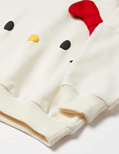 [SANRIO] サンリオ トレーナー ハローキティリボン付き ベビー オフホワイト 100の特徴・詳細 画像