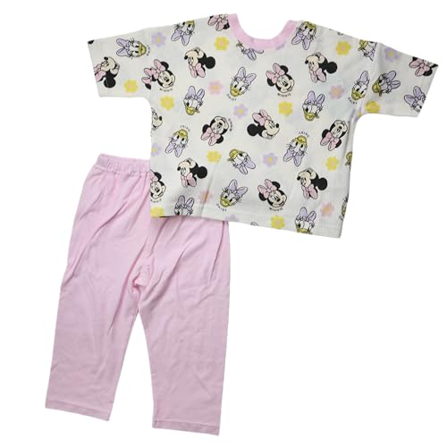 [ディズニー] ミニー パジャマ 前後なしワッフル + 天竺 100 1