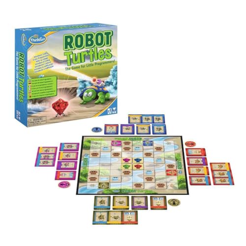 ThinkFun「ロボット・タートルズ」76431 プログラミング的思考力を育むゲーム 日本語説明書付 4歳～ シンクファンの特徴・詳細 画像