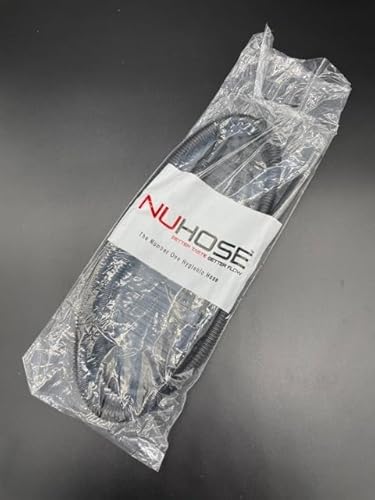 NU HOSE シーシャ ホース 切って使える ヌーホース 水タバコ ハイグレードウォッシャブルホース ブラック 黒 1本 1
