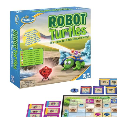 ThinkFun「ロボット・タートルズ」76431 プログラミング的思考力を育むゲーム 日本語説明書付 4歳～ シンクファンの特徴・詳細 画像