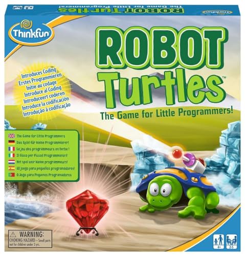 ThinkFun「ロボット・タートルズ」76431 プログラミング的思考力を育むゲーム 日本語説明書付 4歳～ シンクファン 1