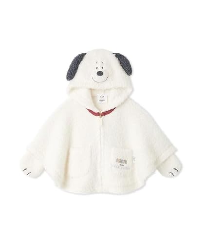 [ジェラート ピケ] 【PEANUTS PUPPIES】【BABY】スヌーピーポンチョ PBNT255453 ユニセックスベビー OWHT 80 1