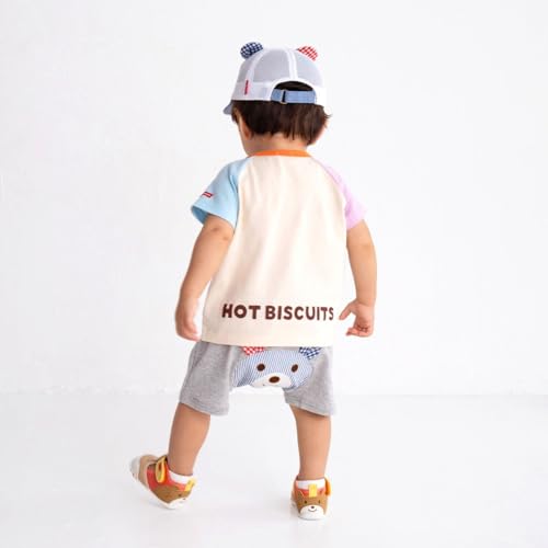 [MIKIHOUSE HOT BISCUITS] [ミキハウス ホットビスケッツ] ベビーパンツ 男の子 女の子 ベビー 子供服 グレー 80cm 72-3101-688の詳細・まとめ 画像