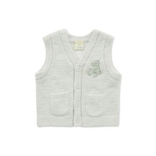 ジェラートピケ キッズアンドベイビー ベビー パウダーアニマルベスト ジェラピケ ルームウェア gelato pique Kids＆Baby BABY(GR-グリーン、80) 1