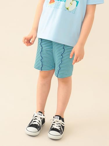 [ビームスミニ] ショーツ 【WEB限定】 ハーフ レギンス パンツ 2026 (80～130cm) キッズ BLUE_BORDER 100の特徴・詳細 画像