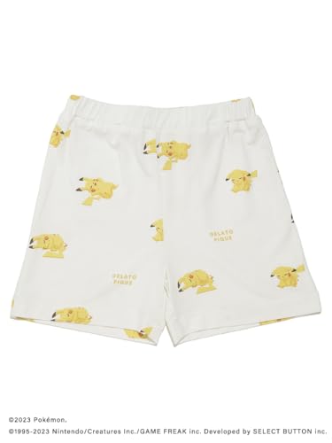 [ジェラート ピケ] 【ベビー】キャラクター柄接触冷感プリントTシャツ&ショートパンツセット PBCT244431 ユニセックスベビー YEL 80の特徴・詳細 画像