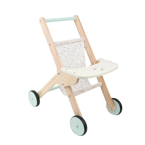ベビープッシュウォーカー - 幼児用木製ベビープッシュウォーカー |子供男の子女の子向けスタンド知育玩具、最初のステップ学習補助、屋内屋外庭寝室ガーデンパーク用バランスサポートアクティビティおもちゃの外観・全体像 画像