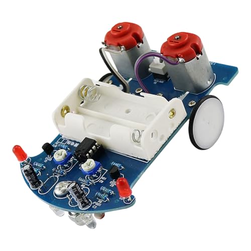 はんだ付け練習学習エレクトロニクスセットエレクトロニクス用ライン追従ロボットライントレースカーセット 1