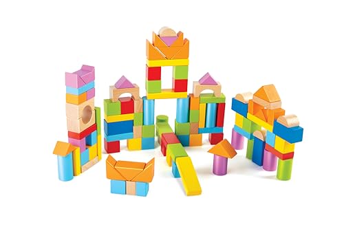 Hape(ハペ) ヨーロッパのカラフルつみき101 E8247 1歳~の詳細・まとめ 画像