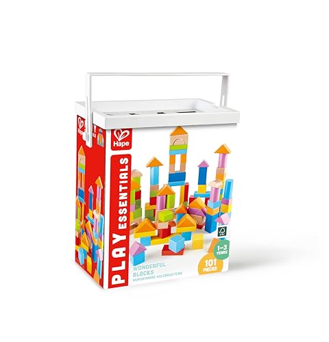 Hape(ハペ) ヨーロッパのカラフルつみき101 E8247 1歳~の特徴・詳細 画像
