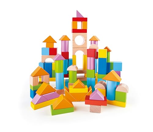 Hape(ハペ) ヨーロッパのカラフルつみき101 E8247 1歳~ 1