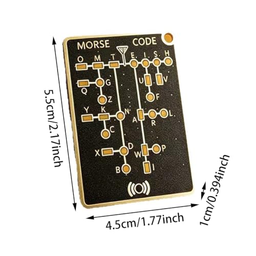 Ladruphモールス信号 トレーニングカード 電報 練習機 インタラクティブ LED 付き信号ボタン ポータブル 暗号通信 持ち運び便利 卓上 知育 電信練習機器 解読学習カード 電信チャレンジカー ド モール ス符号の学習 暗号化トレーニングツール エレクトロニクス愛好家向け ギフト ABS製 [並行輸入品]の特徴・詳細 画像