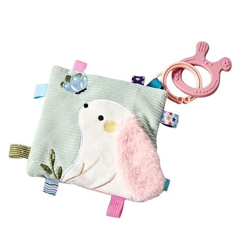 布おもちゃ 赤ちゃん 0歳 感覚タグ付き 知育玩具 音が出る 指遊び 布のおもちゃ 洗える 吊り下げリング付 歯固め 寝かしつけ ベビー 幼児 出産祝い 誕生日プレゼント [並行輸入品] 1