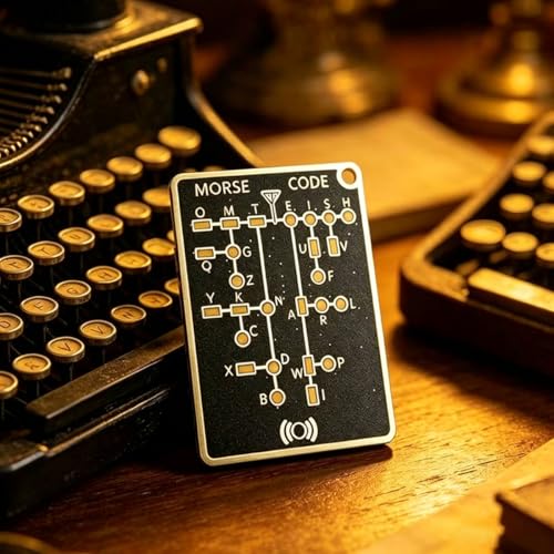 Ladruphモールス信号 トレーニングカード 電報 練習機 インタラクティブ LED 付き信号ボタン ポータブル 暗号通信 持ち運び便利 卓上 知育 電信練習機器 解読学習カード 電信チャレンジカー ド モール ス符号の学習 暗号化トレーニングツール エレクトロニクス愛好家向け ギフト ABS製 [並行輸入品]の特徴・詳細 画像