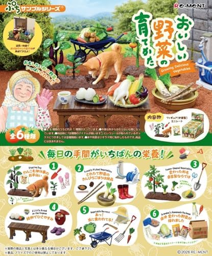 リーメント ぷちサンプルシリーズ おいしい野菜の育てかた １BOX H115mm×W70mm×D60mm ATBC-PVCの詳細・まとめ 画像
