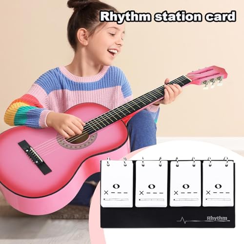 リズムカード、音符フラッシュカード | リズムカードノートトレーニングカード リズムフラッシュカード - 音楽初心者向けの楽譜学習カード、リズム練習カード、独習用の特徴・詳細 画像